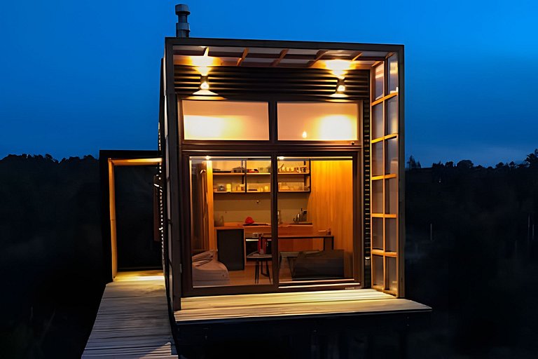 Tinyhouse Pichi II - vida lenta en Patagonia Costa