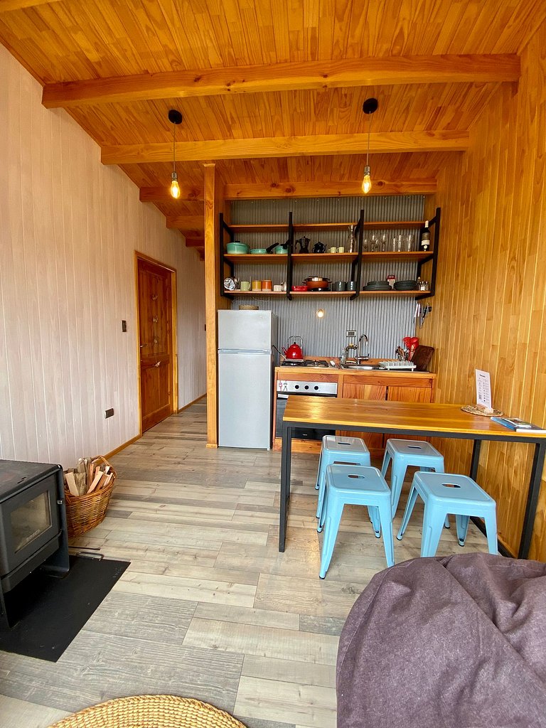 Pichi I Calbuco - Cabaña estilo tinyhouse de frente para a l