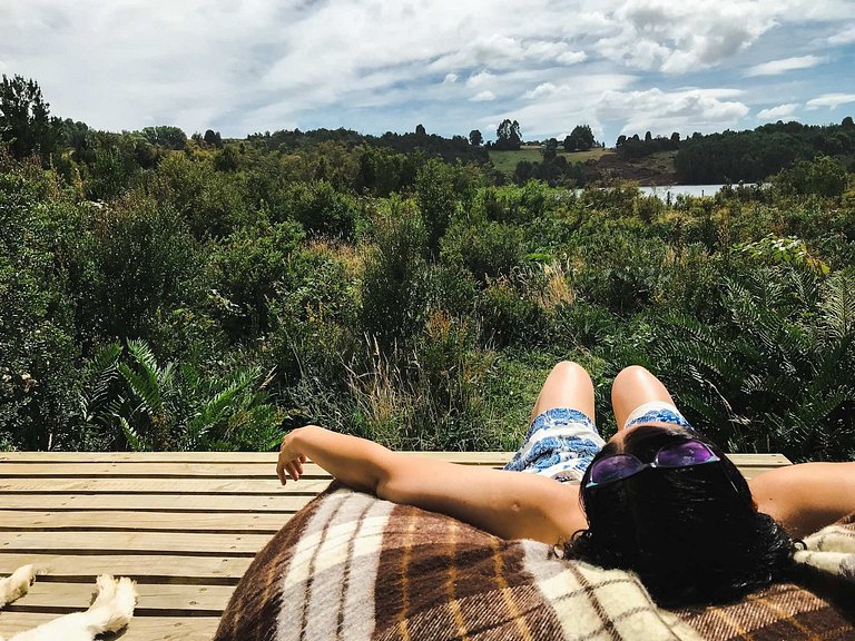 Pichi I Calbuco - Cabaña estilo tinyhouse de frente para a l