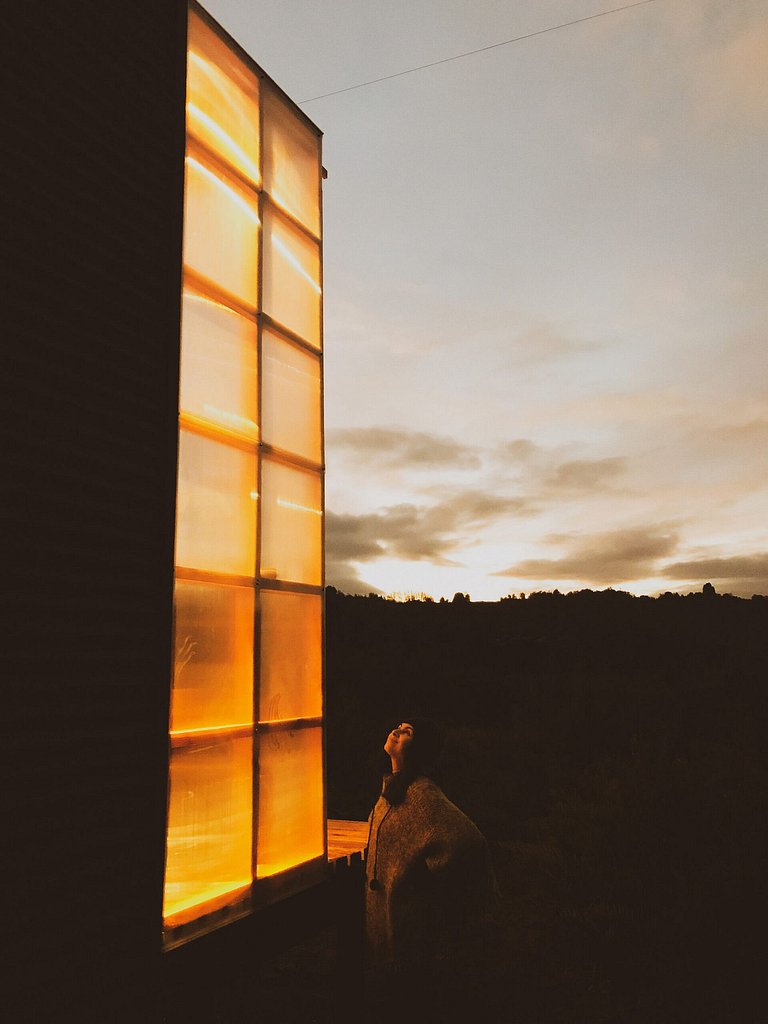 Pichi I Calbuco - Tiny house-style cabin facing the lagoon