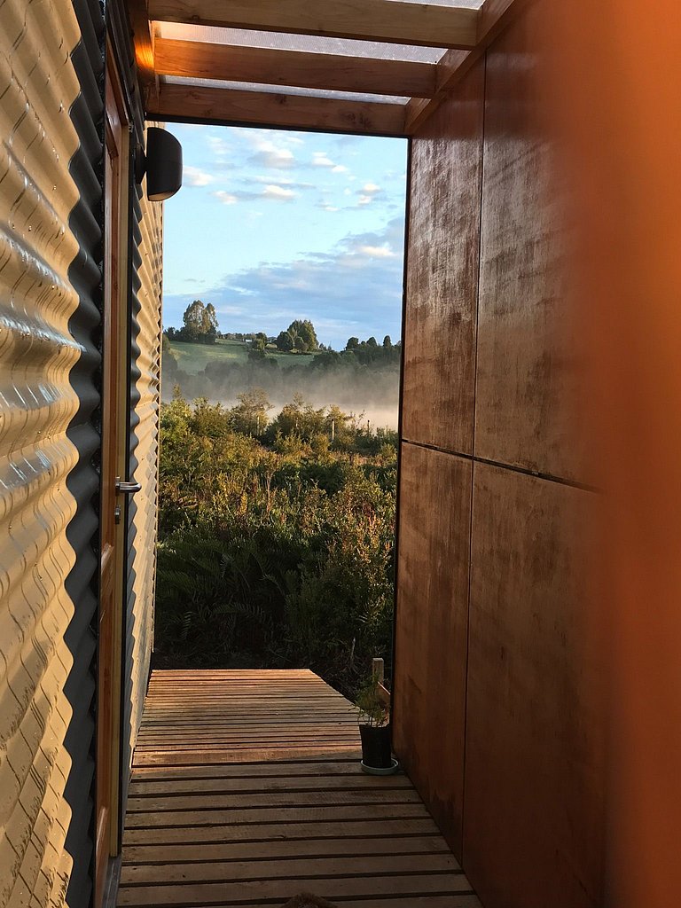 Pichi I Calbuco - Cabaña estilo tinyhouse de frente para a l