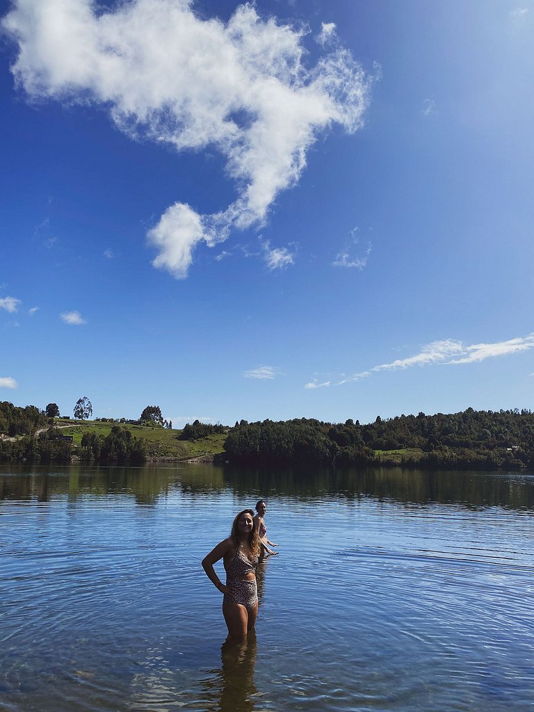 Pichi I Calbuco - Tiny house-style cabin facing the lagoon