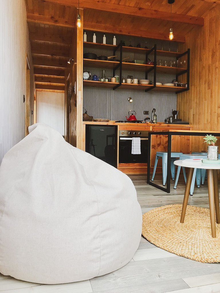 Tinyhouse Pichi II - vida lenta en Patagonia Costa
