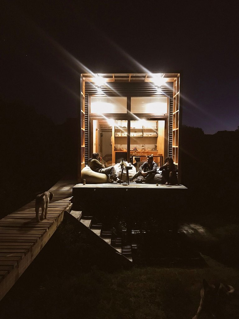 Pichi II Calbuco - Tiny house cabin facing the lagoon