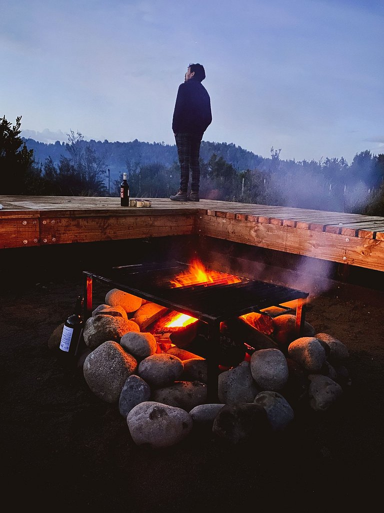 Pichi II Calbuco - Cabaña tipo tinyhouse frente a la laguna