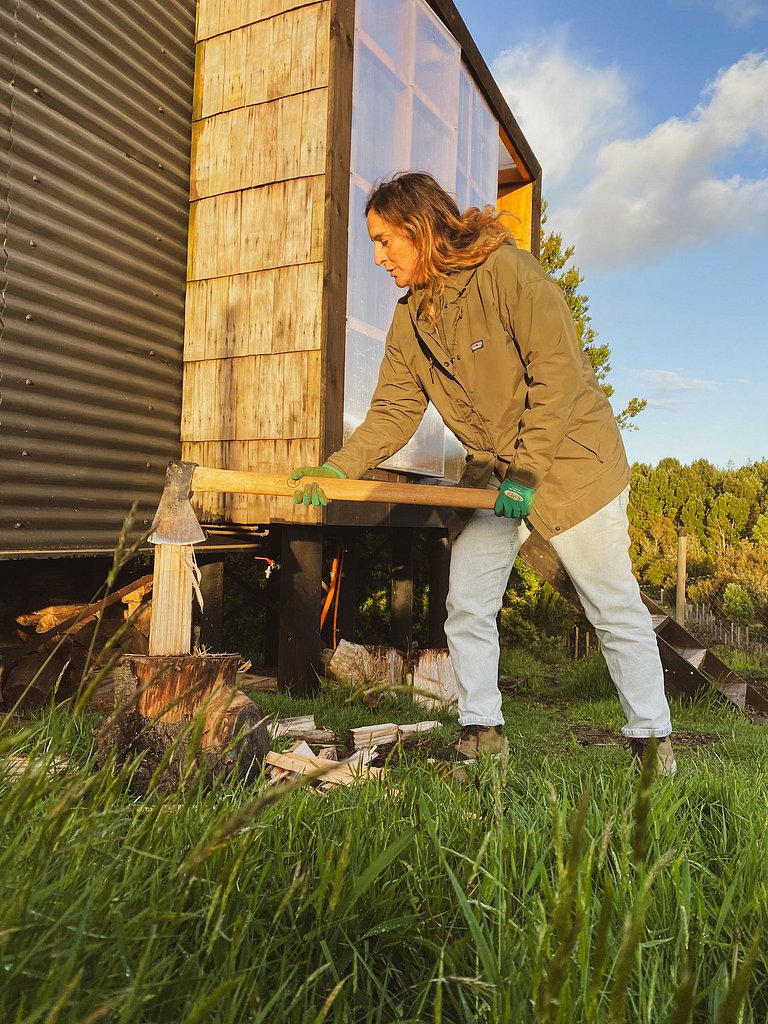 Tinyhouse Pichi II - vida lenta en Patagonia Costa