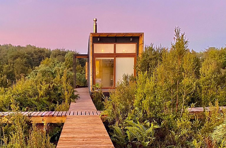 Pichi I Calbuco - Cabaña estilo tinyhouse de frente para a l