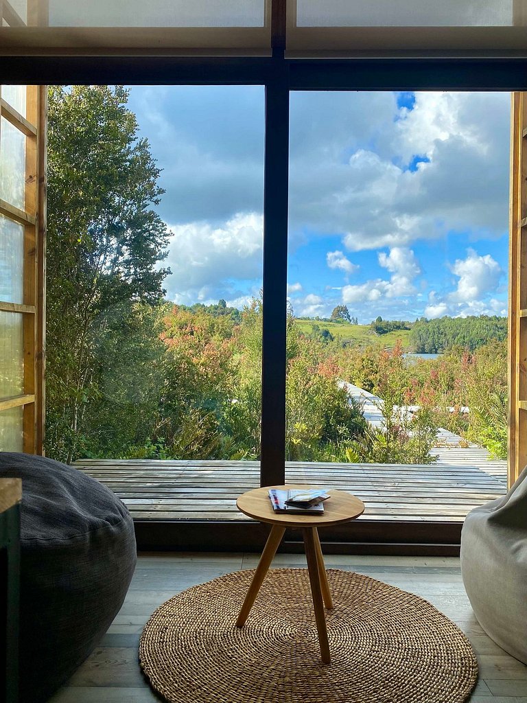 Pichi I Calbuco - Cabaña estilo tinyhouse de frente para a l