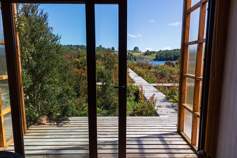 Pichi I Calbuco - Tiny house-style cabin facing the lagoon