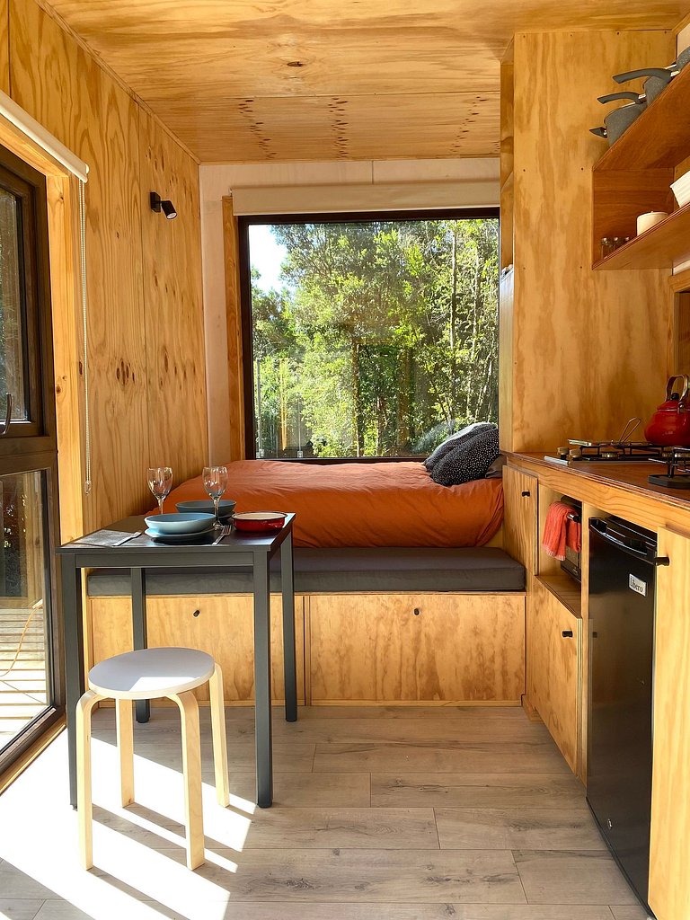 Pichi Cucao | tinyhouse en bosque nativo