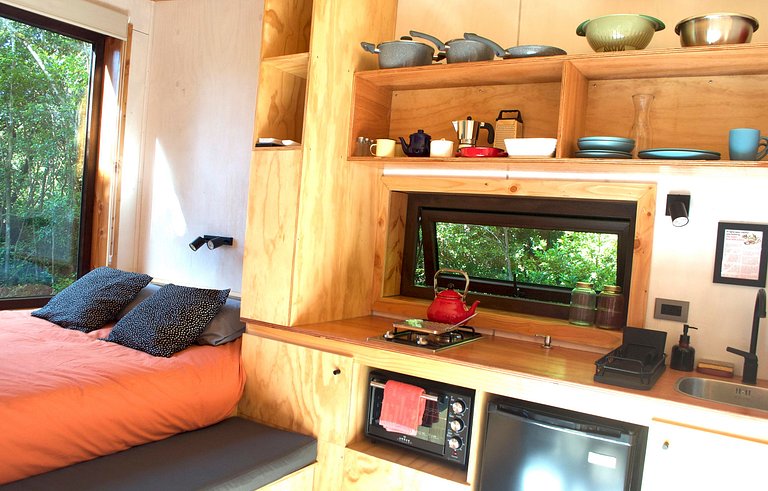 Pichi Cucao | tinyhouse en bosque nativo